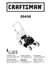 CRAFTSMAN 25438 Instruction Manual