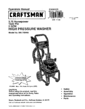 CRAFTSMAN 580.768000 Operator's Manual