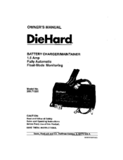 DieHard 20071220 Owner's Manual