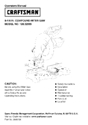 CRAFTSMAN 126.32565 Operator's Manual