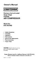 CRAFTSMAN 919.167340 Owner's Manual