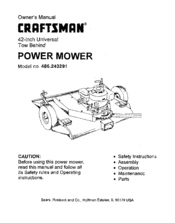 CRAFTSMAN 486.243291 Owner's Manual