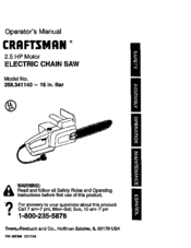 CRAFTSMAN 358.341140 Operator's Manual