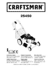 CRAFTSMAN 25450 Instruction Manual