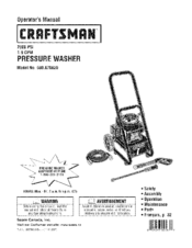 CRAFTSMAN 500.676620 Operator's Manual