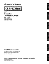 Craftsman 351.217880 Operator's Manual