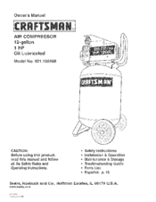 Craftsman 921.166400 Owner's Manual