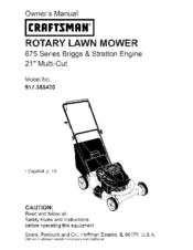 CRAFTSMAN 917.388420 Owner's Manual
