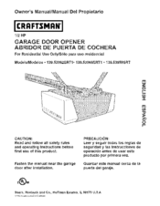 CRAFTSMAN 139.53959SRT Owner's Manual