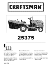 CRAFTSMAN 25375 Instruction Manual