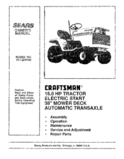 CRAFTSMAN 917.254740 Owner's Manual
