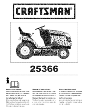 CRAFTSMAN 25366 Instruction Manual
