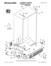 KitchenAid KSBP25FKSS01 Parts List