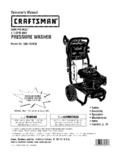 CRAFTSMAN 580.752630 Operator's Manual