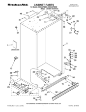 KitchenAid KSSS42FMB02 Parts List
