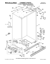 KitchenAid KSSS48FMX00 Parts List