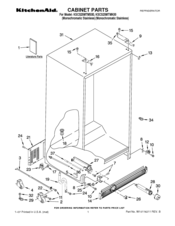 KitchenAid KSCS25MTMS00 Parts List