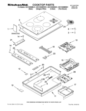 KitchenAid KECC508MBB01 Parts List