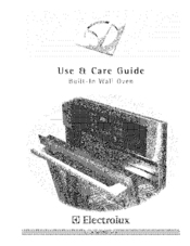 Electrolux E30EW7CEPS3 Use & Care Manual