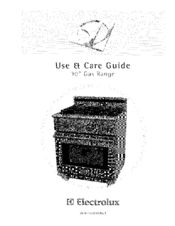 Electrolux E30GF74HPS3 Use & Care Manual