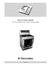 Electrolux EW30EF65GSM Use & Care Manual