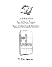 Electrolux EW26SS70IB2 Use & Care Manual