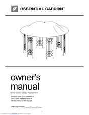 Essential Garden C-160-2GGZ Owner's Manual