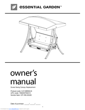 Essential Garden CP-160-2GGS Owner's Manual