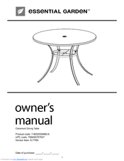 Essential Garden S-778N Owner's Manual