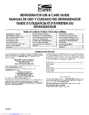 Estate TS25AFXKS04 Use & Care Manual