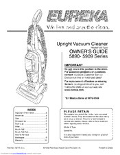 Eureka 5890 Series Owner's Manual