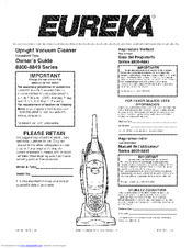 Eureka 8849 Series Owner's Manual