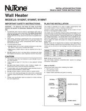 NuTone 9198NT Installation Instructions Manual