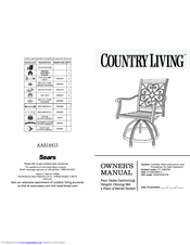 Country Living Country Living AAS14413 Owner's Manual