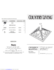 Country Living Country Living Fair Oaks BZS02504 Owner's Manual