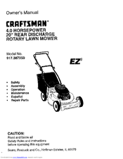 CRAFTSMAN EZ3 917.387250 Owner's Manual