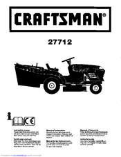 CRAFTSMAN 27712 Instruction Manual