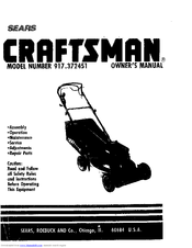 CRAFTSMAN 917.372451 Owner's Manual