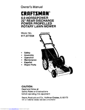 CRAFTSMAN 917.377554 Owner's Manual