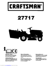 CRAFTSMAN 27717 Instruction Manual