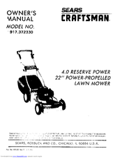 CRAFTSMAN 917.372330 Owner's Manual