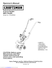 CRAFTSMAN 316.292650 Operator's Manual