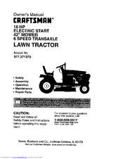 CRAFTSMAN 917.271070 Owner's Manual
