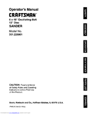CRAFTSMAN 351.226061 Operator's Manual