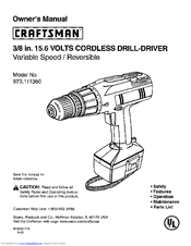 CRAFTSMAN 973.111360 Owner's Manual