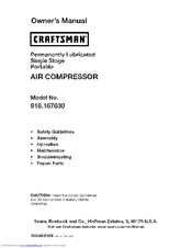 CRAFTSMAN 919.167630 Owner's Manual