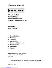 CRAFTSMAN 919.184191 Owner's Manual