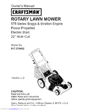 CRAFTSMAN 917.376482 Owner's Manual