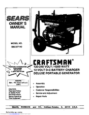 Craftsman 580.327140 Owner's Manual