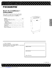 Fedders A6P09D2COM Manual